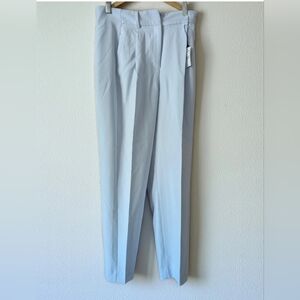Light Blue-Gray Women's  Dress Pants - Classic Straight Fit